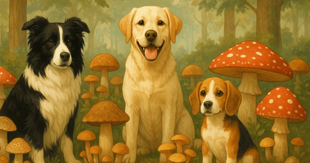 Are mushrooms toxic to dogs?